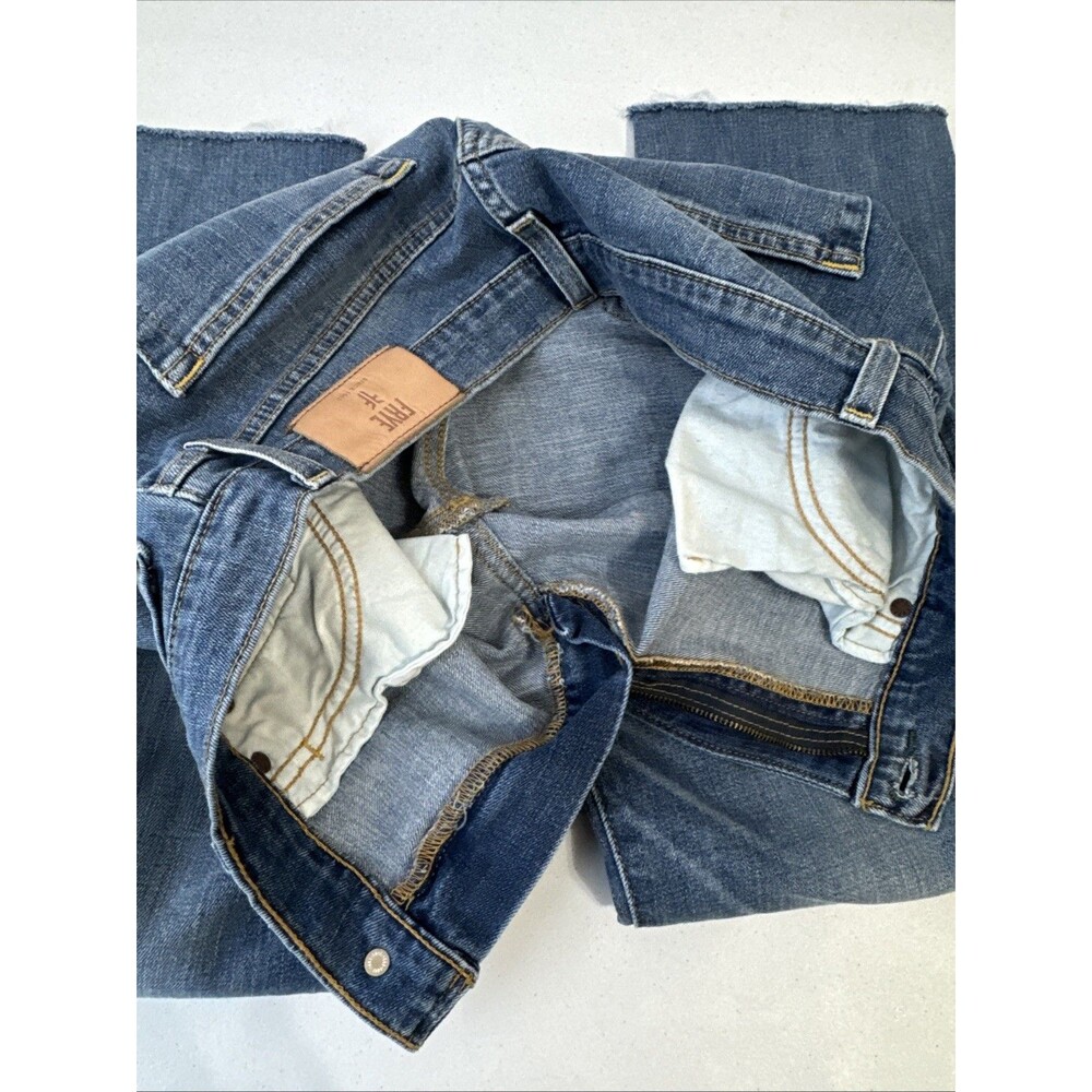 FRYE Women’s High Rise Straight Leg Cropped Denim Jeans Size 31 - Picture 9 of 16